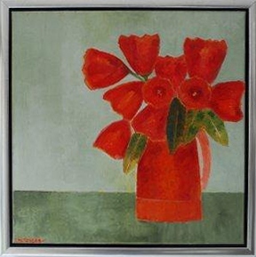 schilderij_stilleven_0438.jpg - Stilleven met rode tulpen, olieverf op doek, 50x50 cm