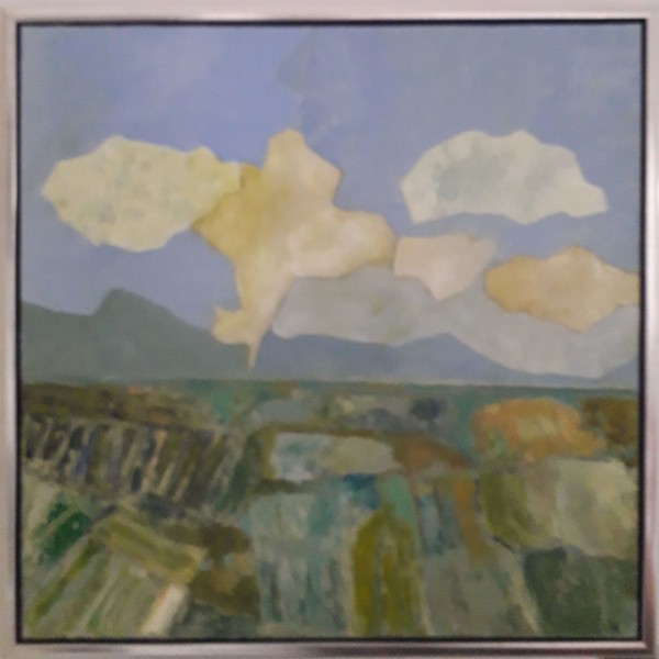 P08F09.jpg - Polderlandschap, olieverf op doek, 90x90 cm