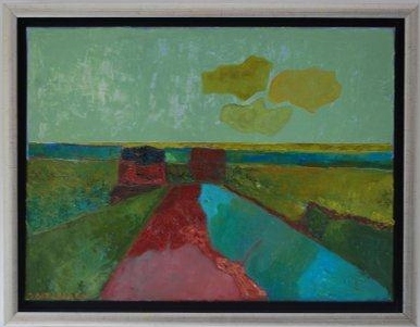 schilderij_landschap_0443.jpg - Polderlandschap, olieverf op doek, 40x30 cm