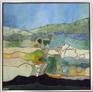 schilderij_landschap_terschelling.jpg - Landschap op Terschelling, olieverf op doek, 80x80 cm