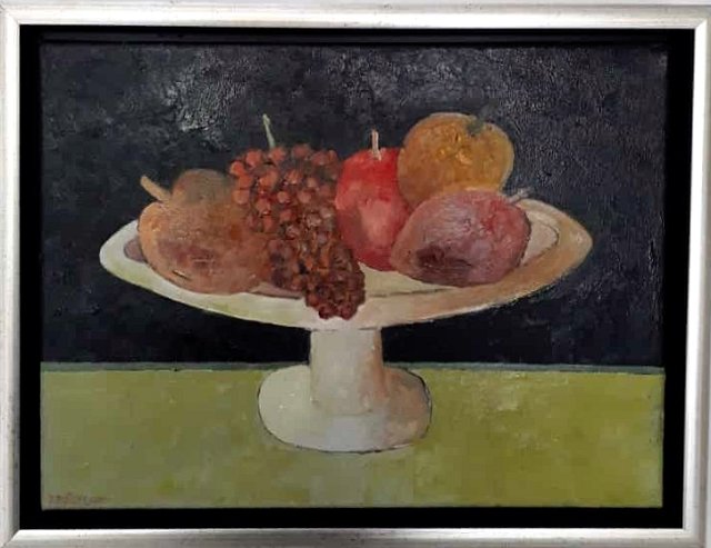 Fruitschaal.jpg - Fruitschaal, olieverf op doek, 40x30cm